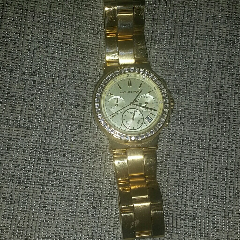 Gold Michael Kors watch
